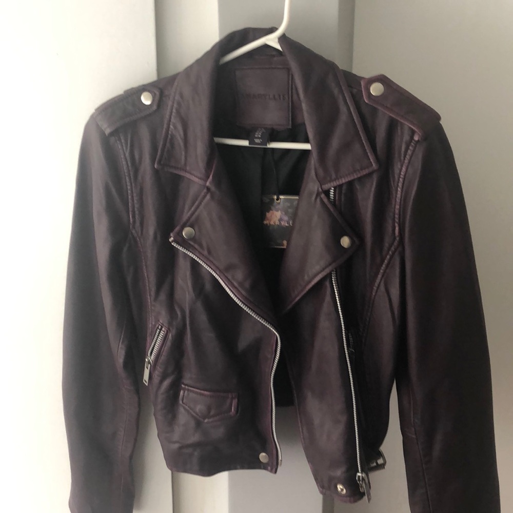 Leather jacket